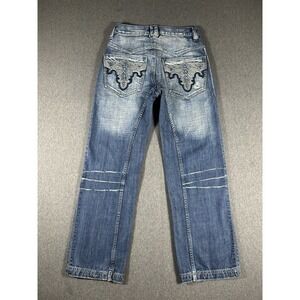 Antik‎ Denim Distressed Embroidered Pocket Jeans Size 30